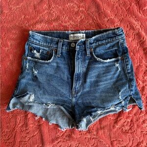 Abercrombie and Fitch Jean Shorts, 25, 0
